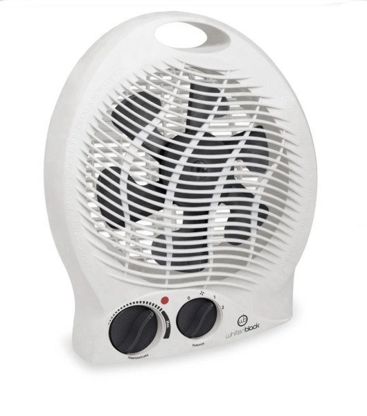 Caloventor Cawb01 color blanco 2000w con termostato Whitenblack