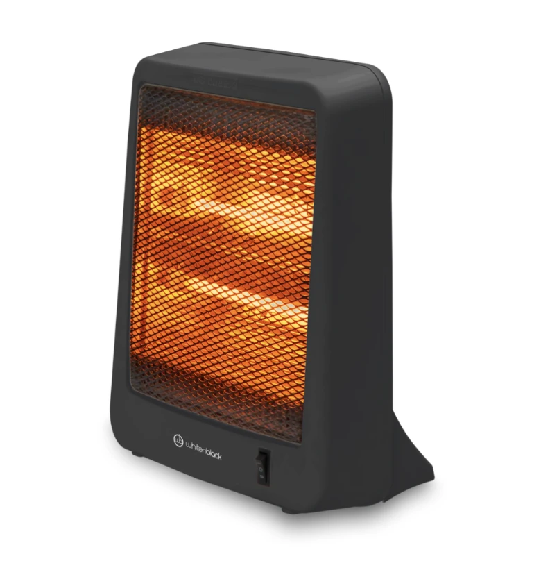 Calefactor WhitenBlack WBCIWB02 Infrarrojo 2 Tubos Color Negro