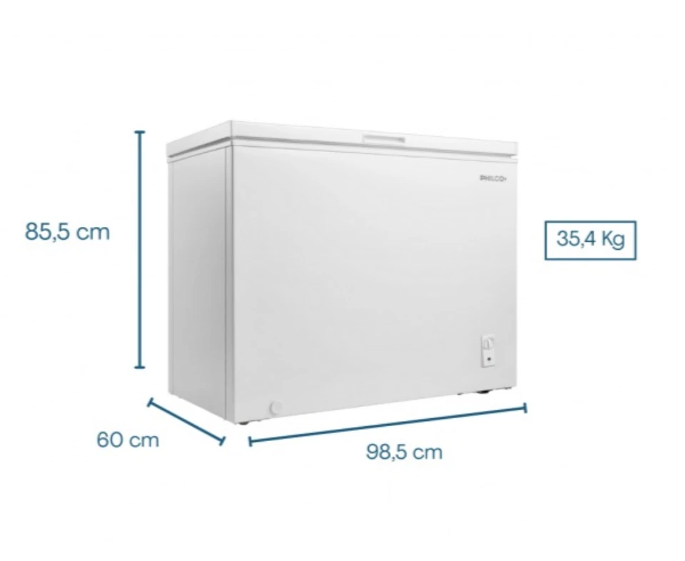 Freezer Horizontal Inverter 249 Lts Blanco Philco Phch249bi