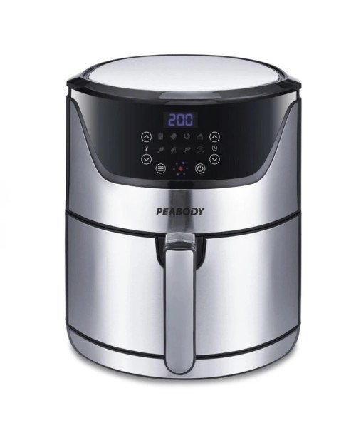 Freidora de aire Peabody PE-AFD680IX Plateado 6.8 Litros