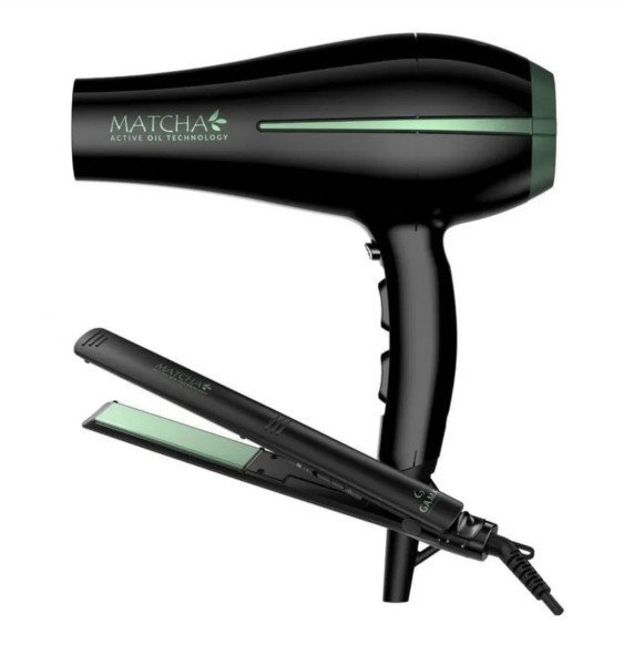 Secador De Pelo Elegance + Planchita Bora Ga.ma Matcha Pack