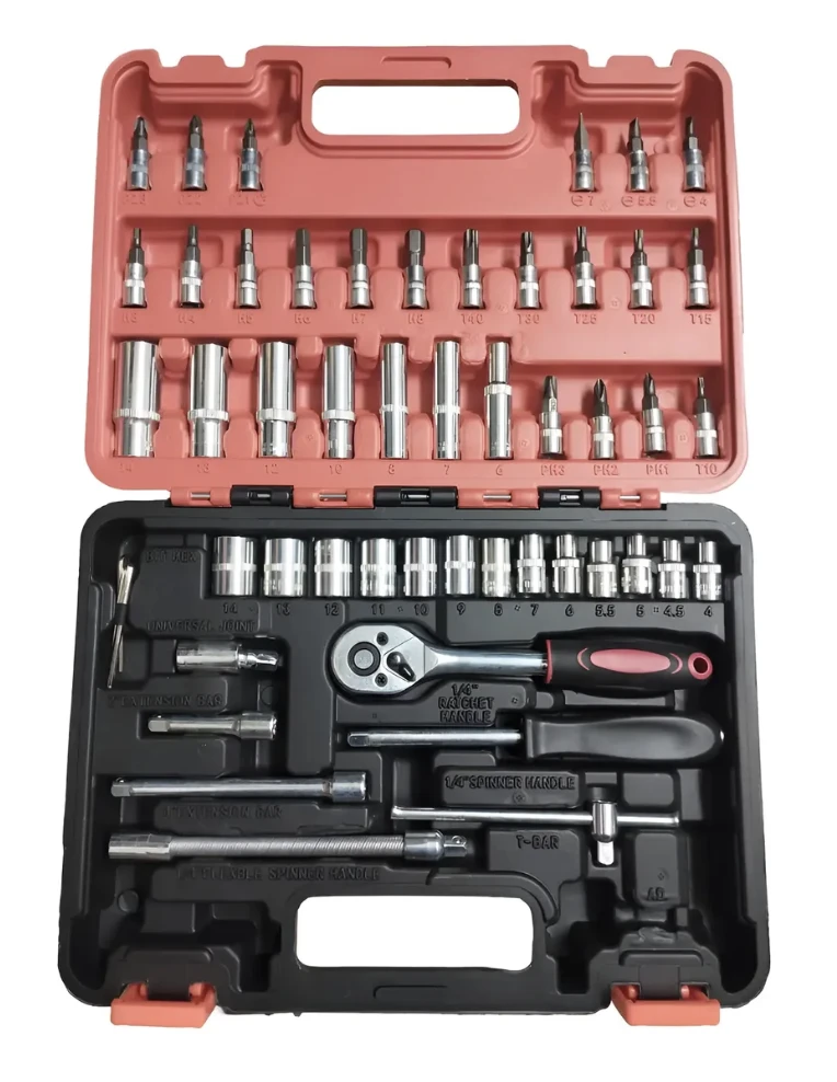 Kit Juego De 53 Piezas De Tubos Y Puntas De 1/4"