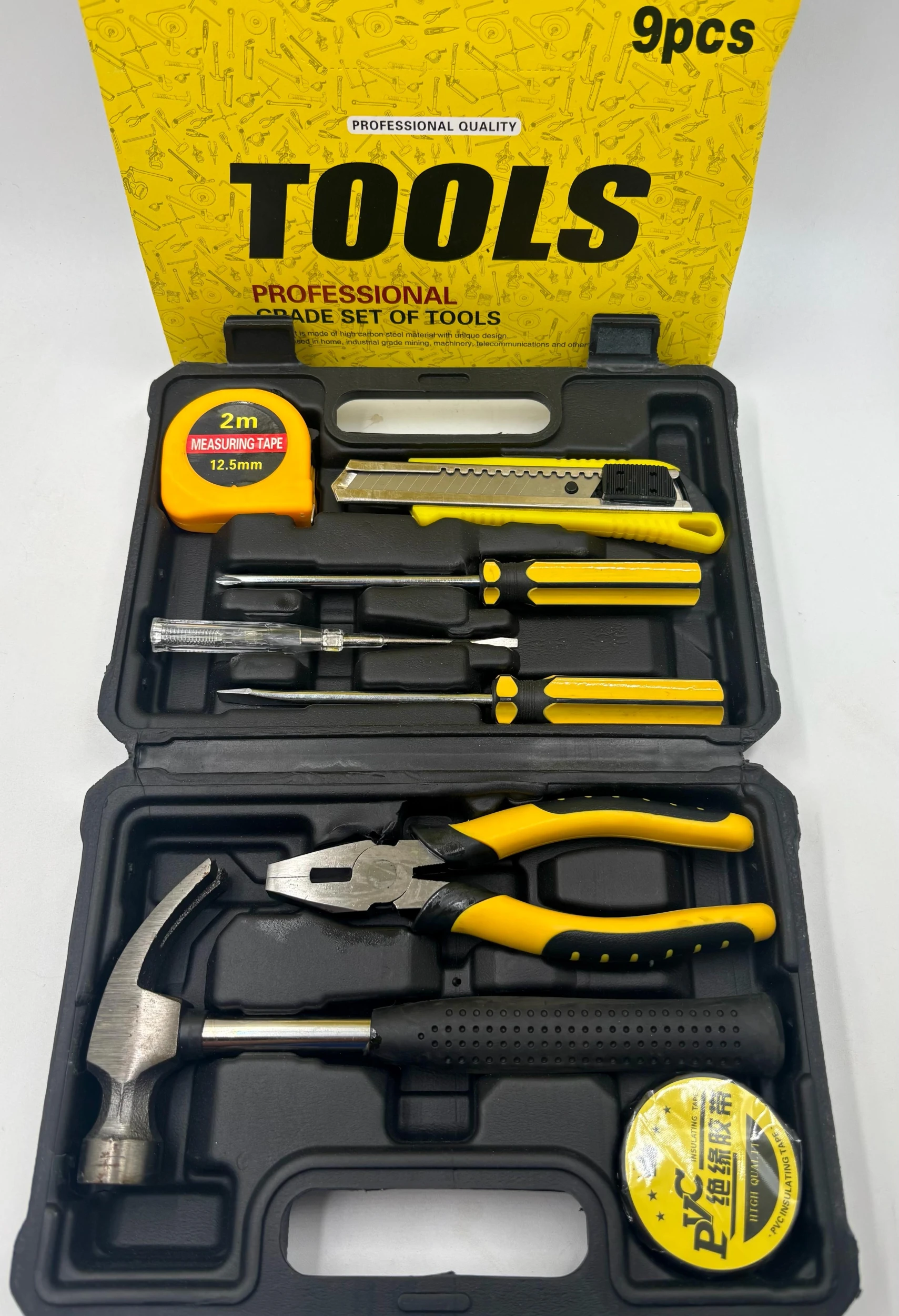 kit 9 piezas herramientas de multifuncion