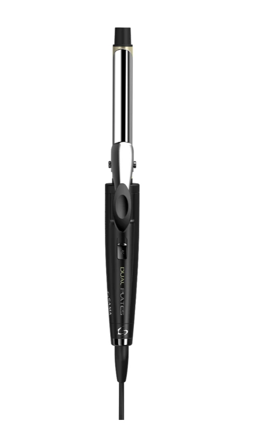 Rizador De Pelo Buclera Gama Dual Plates 19mm Color Negro