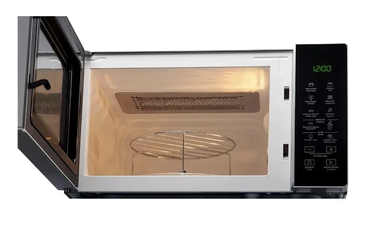 Microondas Digital 25 Lts Whirlpool Wms25bs Grill Negro Y Gris