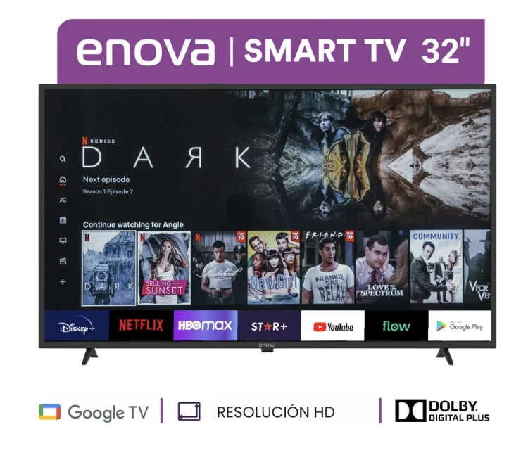 Smart Tv Enova 32" Led HD Google Tv
