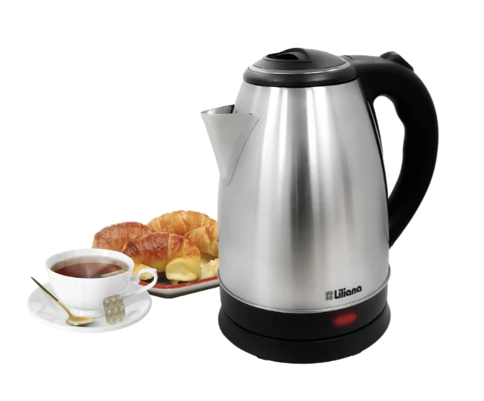 Pava Eléctrica Liliana Ap150 Acero Inoxidable 1.7l Plateado