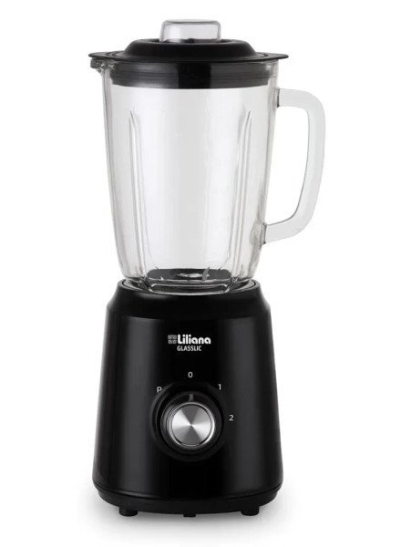 Licuadora Jarra Vidrio Liliana Al340 1.5 Litros 850w Hielo Color Negro